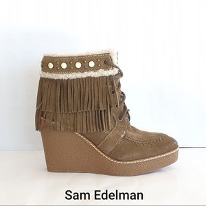 *New* Sam Edelman Wedge Booties (7.5M)